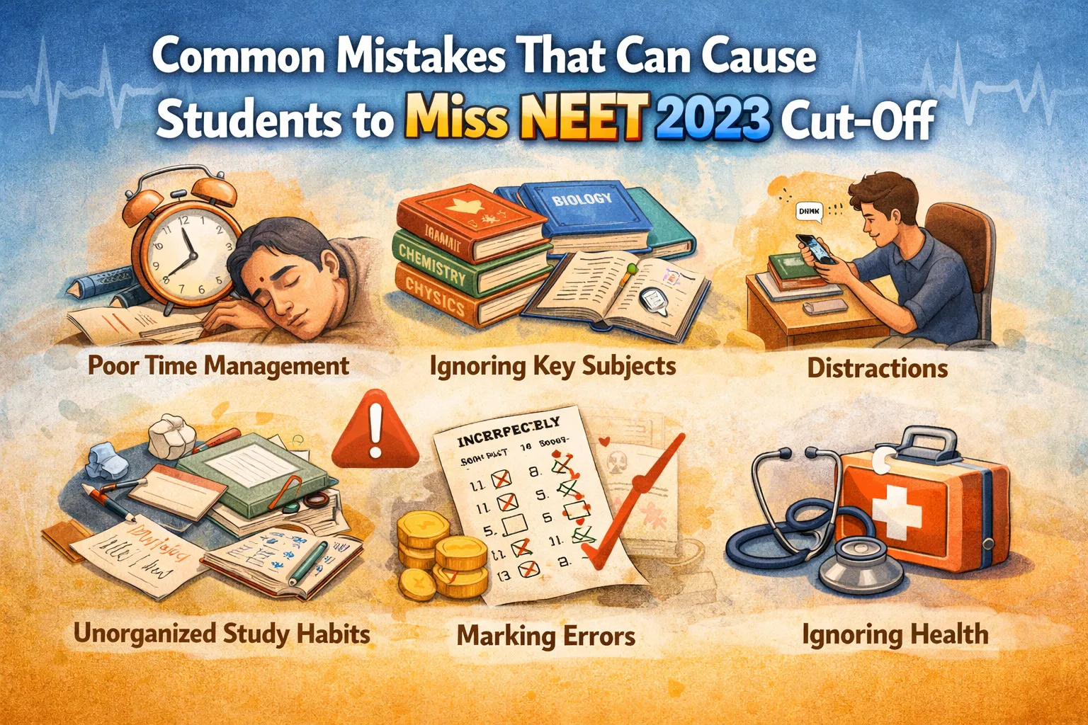Common Mistakes That Can Cause Students to Miss NEET 2023 Cut-Off